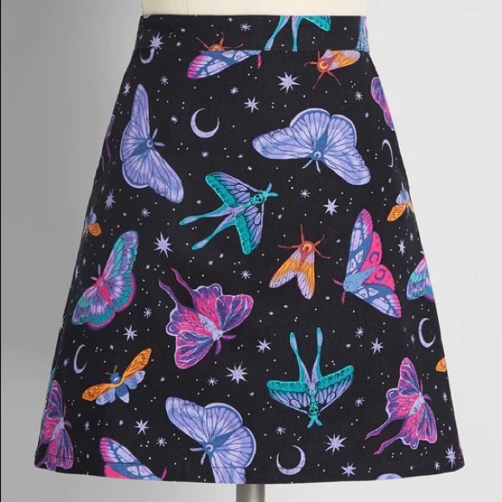 ModCloth Dangerfield Buzzing Nightlife Mini Skirt